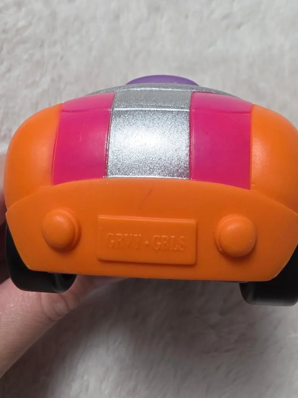 Vintage 2003 Manhattan Toy Groovy Girls Minis Super Speedster Car Orange Pink